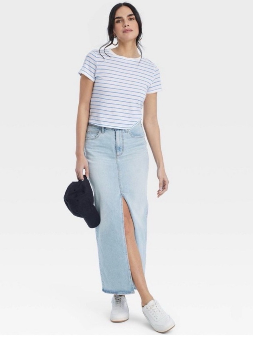 Women's Denim Maxi Skirt - Universal Thread